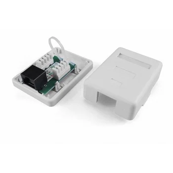Розетка компьютерная 1-м ОП SB1-1-8P8C-C5e-WH RJ45 (8P8C) кат.5E Dual IDC Hyperline 430230 Розетка компьютерная 1-м ОП SB1-1-8P8C-C5e-WH RJ45 (8P8C) кат.5E Dual IDC Hyperline 430230